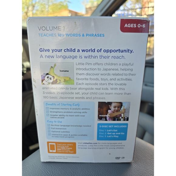 Little Pim: Japanese (Three-Disc Pack) Fun With Languages For Babies Toddlers - Picture 2 of 2